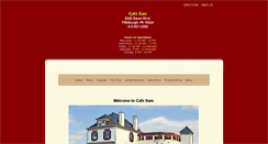 Desktop Screenshot of cafesam.net